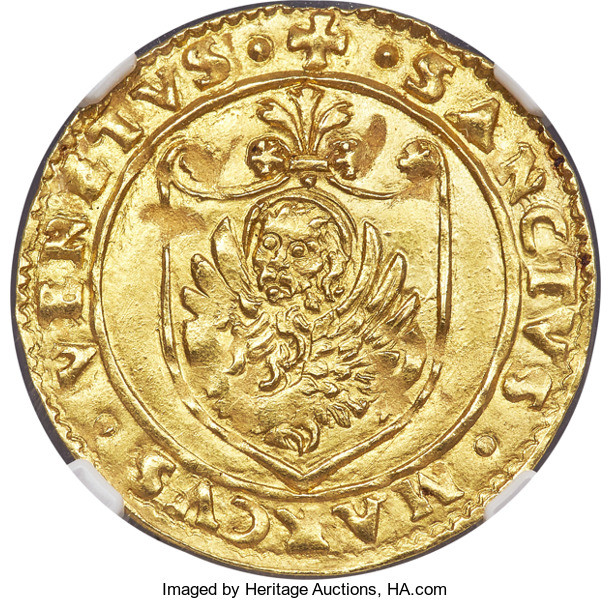 Italy:Venice, Italy: Venice. Andrea Gritti gold Scudo d'Oro ND (1523-39) MS63NGC,...