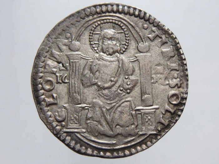 Italia - Venezia - Marcello o mezza Lira - doge Leonardo Loredan (1501-1521) - Argento