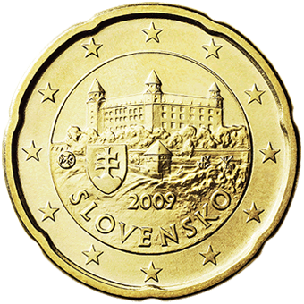 Risultati immagini per 20 cent slovenia 2009