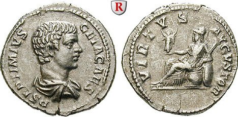 Denarius 207 Geta, Caesar, 198-209 extremely fine / very fine to extremely fine