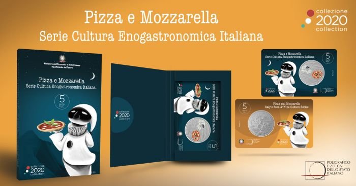 5 euro Pizza e Mozzarella - Serie Cultura Enogastronomica Italiana