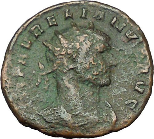 AURELIAN-receiving-globe-from-nude-Jupiter-272AD-Ancient-Roman-Coin-i35042