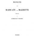 Maggiori informazioni su "Monete dei Radicati e dei Mazzetti"	