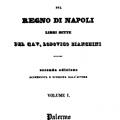 Maggiori informazioni su "Delle Finanze del Regno di Napoli"	