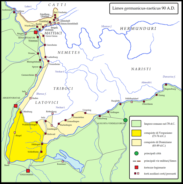 Limes germanico-retico di Domiziano , Agri Decumates.png