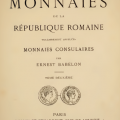 Maggiori informazioni su "Description historique et cronologique des monnaies de la République Romaine - Vol. II"	