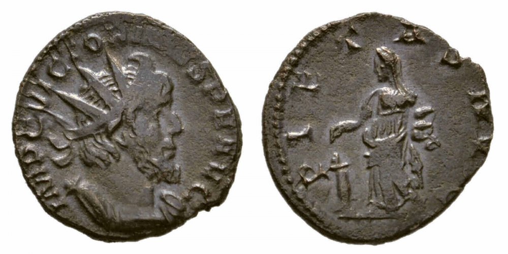 VICTORINUS ANTONINIANUS PIETAS VEILED TREVERI.JPG