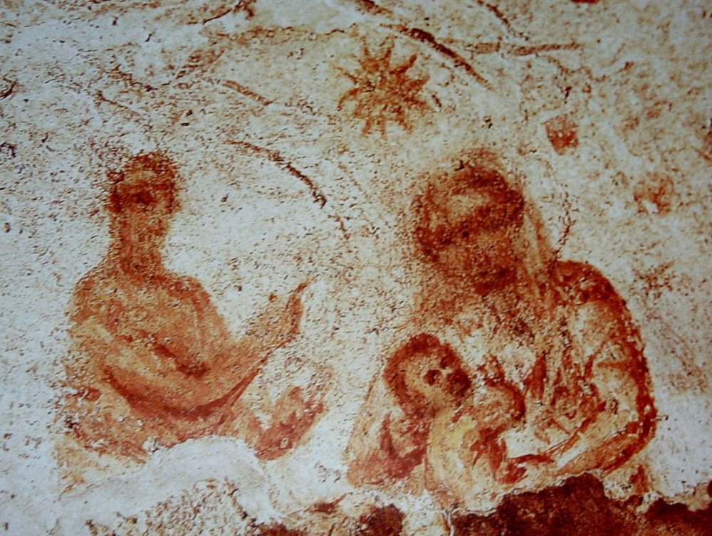 Catacombe di Priscilla a Roma , Nativita'.jpg