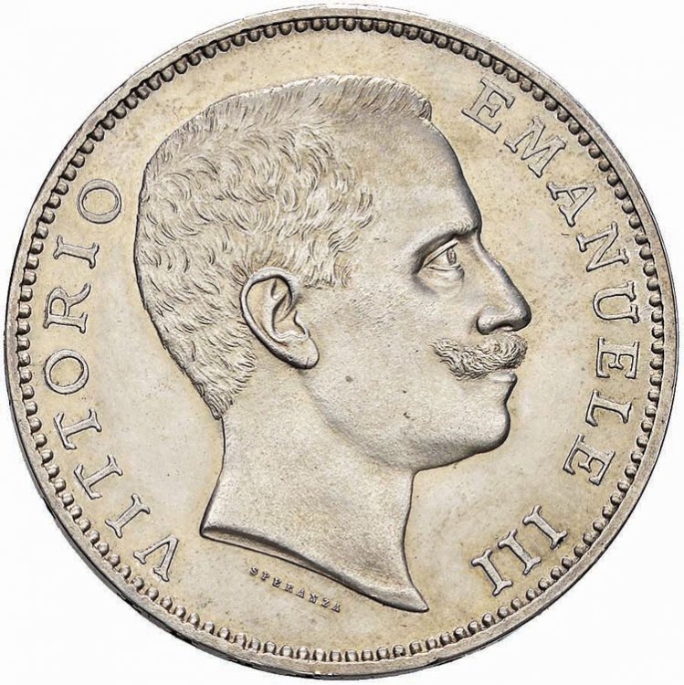 5 lire 1901 Aquila Sabauda Regno D'Italia Vittorio Emanuele III 1900-1943 (2).jpg