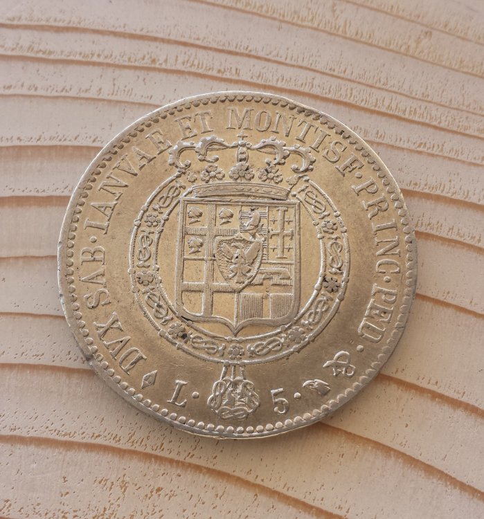 5 lire 1817 T Regno di Sardegna Vittorio Emanuele I 1802-1821 (2).jpg