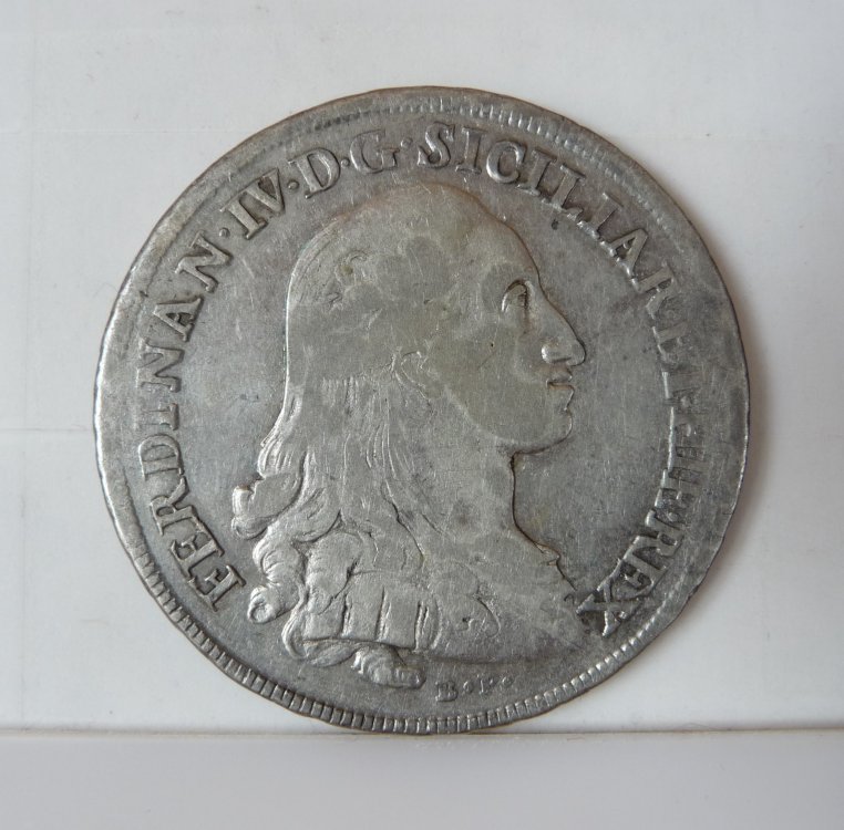 Piastra 120 Grana 1785 5° Tipo Regno Di Napoli Ferdinando IV di Borbone 1759-1816 (1).JPG