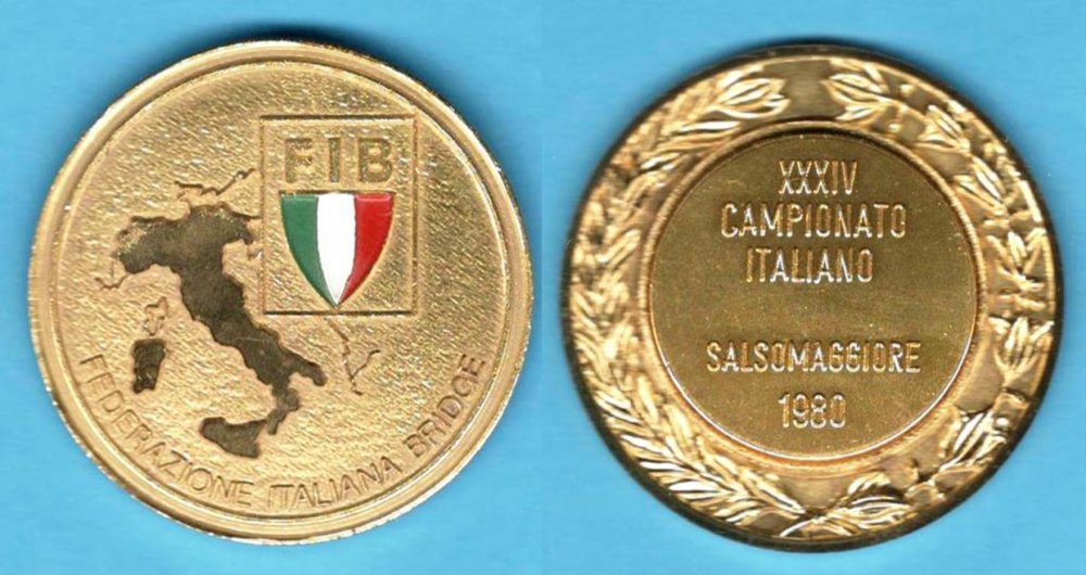 Medaglia partecipa. bridge coppie 1980 Salsomaggiore metallo color oro.jpg