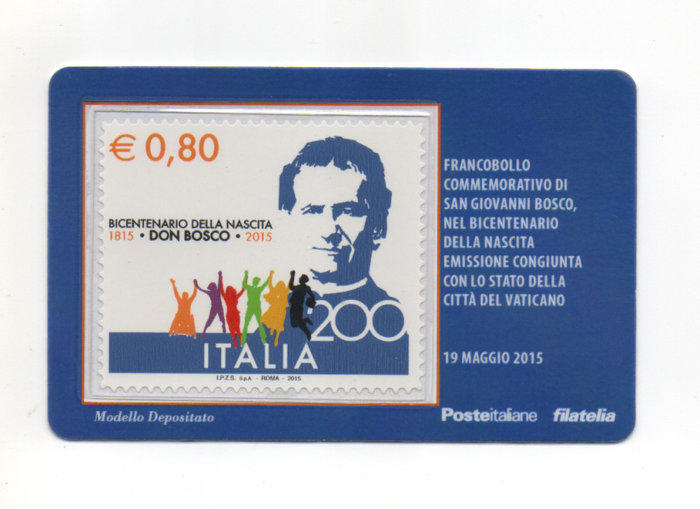 19-05-2015 Francobollo Commemorativo Di San Giovanni Bosco Nel Bicentenario Della Nascita Emissione Congiunta Con Lo Stato Della Città Del Vaticano (1).png