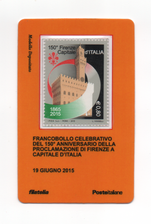 19-06-2015 Francobollo Celebrativo Del 150° Anniversario Della Proclamazione Di Firenze a Capitale D'Italia (1).png