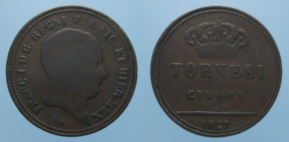 5 tornesi 1827 stella a 5 punte.JPG