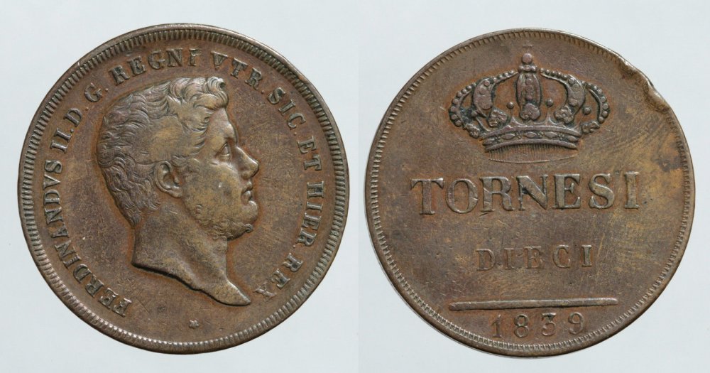 10 tornesi 1839 II° tipo stella 5 punte piccola.JPG