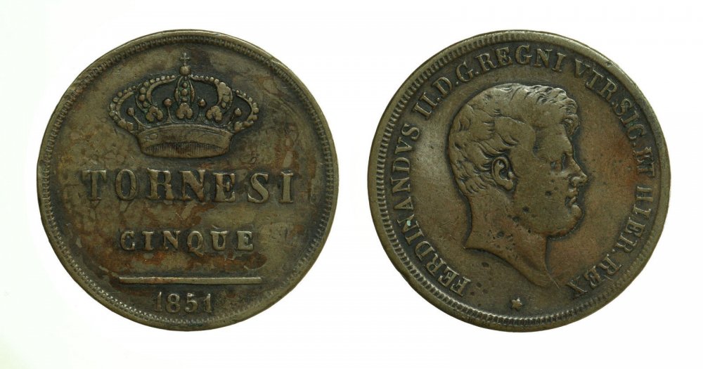 5 tornesi 1851 stella a 5 punte.JPG