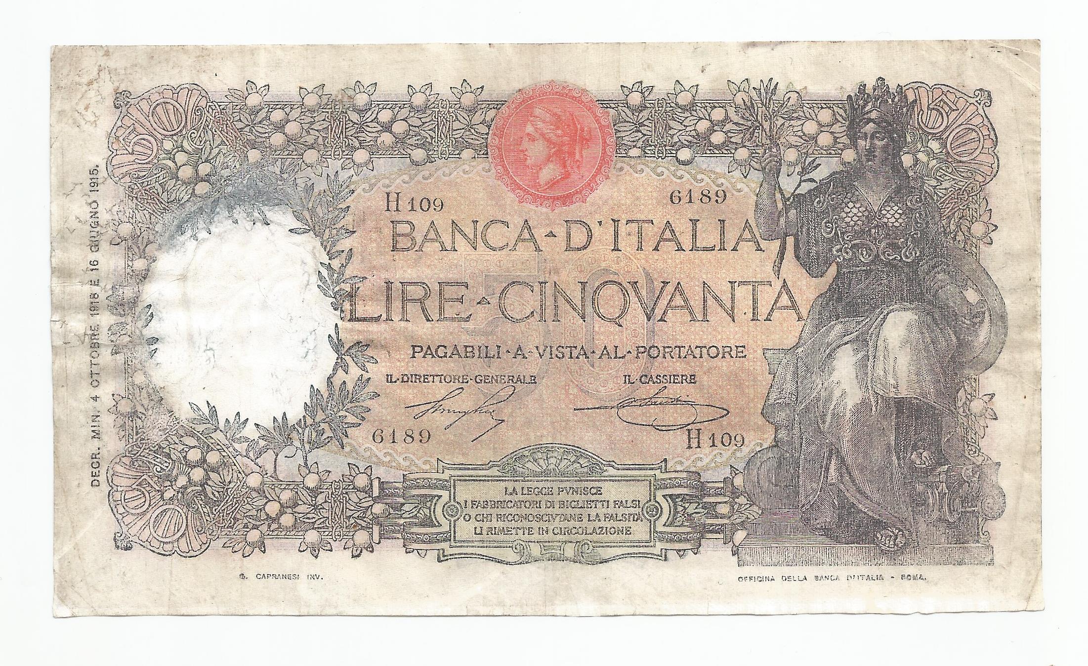 Altra Banconota - Cartamoneta E Scripofilia - Lamoneta.it - Numismatica ...