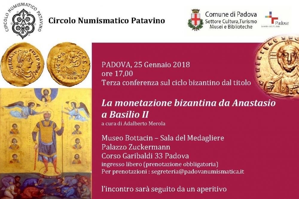 INVITO CARTOLINA la monetazione bizantina da Anastasio a Basilio II 25 gennaio  2018_Pagina_1.jpg