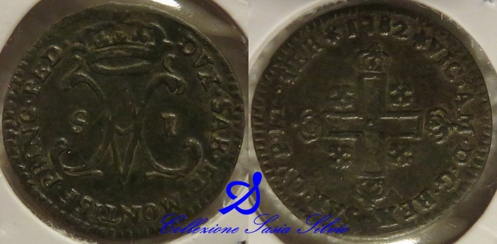 3 - Regno di Sardegna - Vittorio Amedeo III - Un Soldo - Anno 1782 - Zecca di Torino - Mistura - Acquistata da Flavio Bricco - PA 60,00.jpg