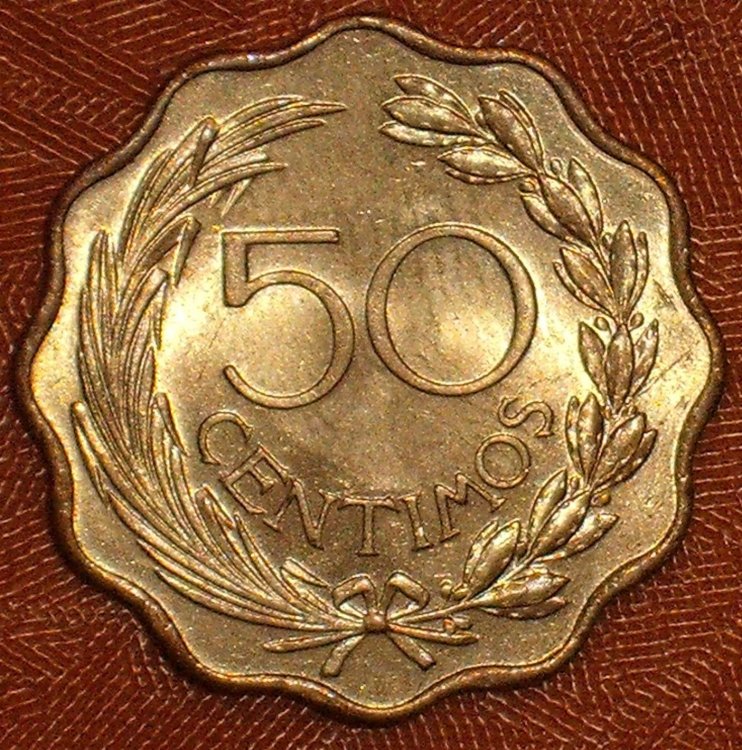 Paraguay 50 centimos 1953 r.JPG