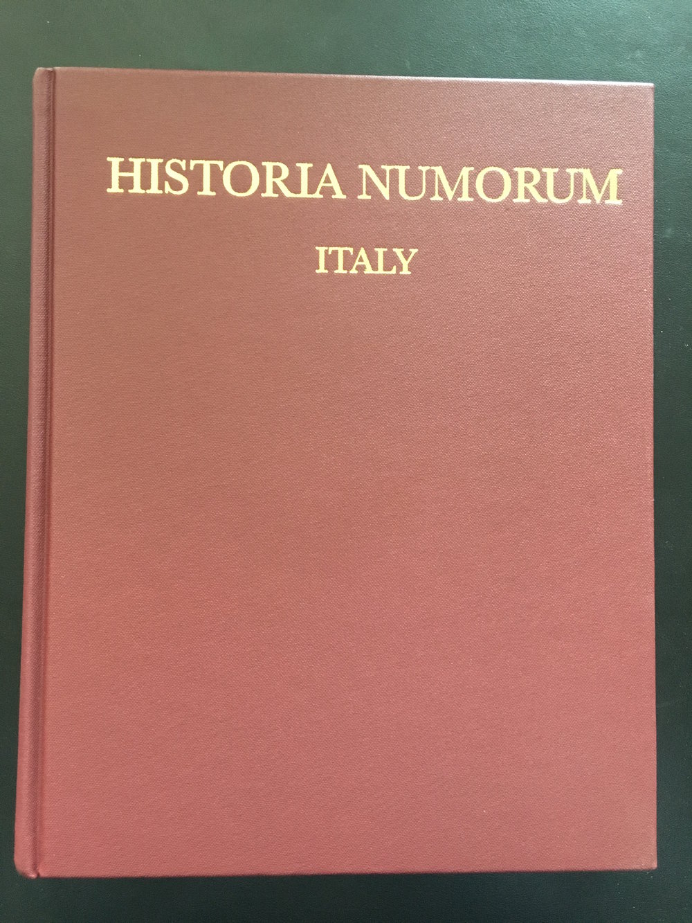 Historia Numorum Italy