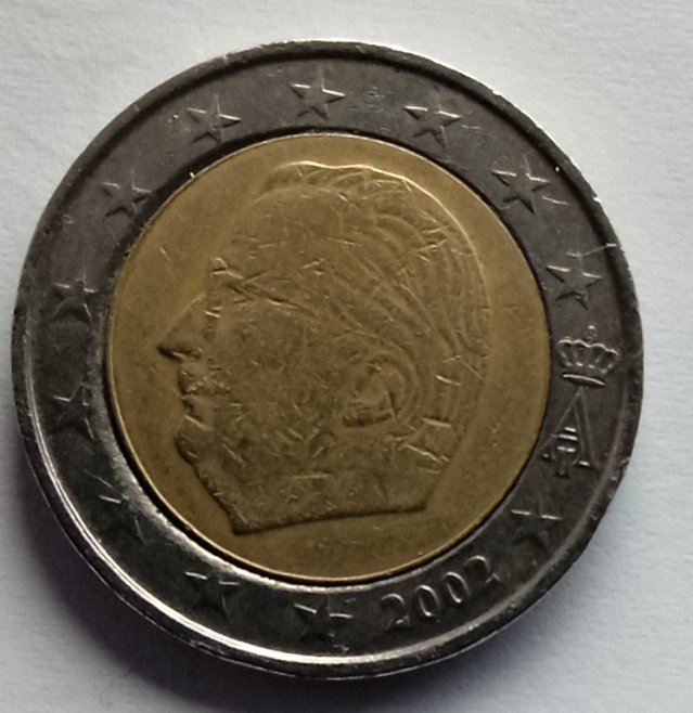 valore moneta 2 euro belgio 2002